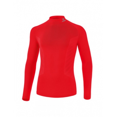 Erima Functional Underwear Long Sleeve Athletic with Collar (seamless) red Men